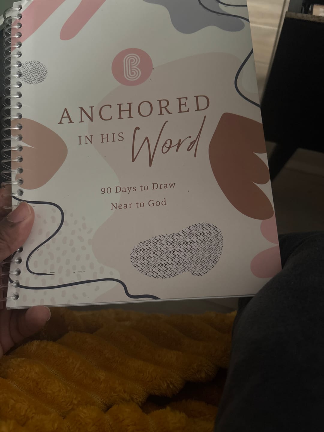 Customer photo review of Anchored In His Word: A 90 Day Devotional