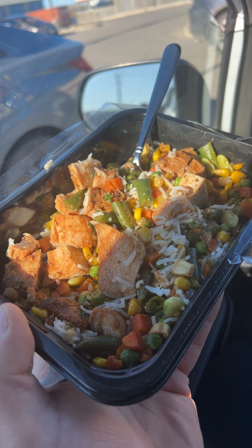 Customer photo review of Cheeseburger Bowl