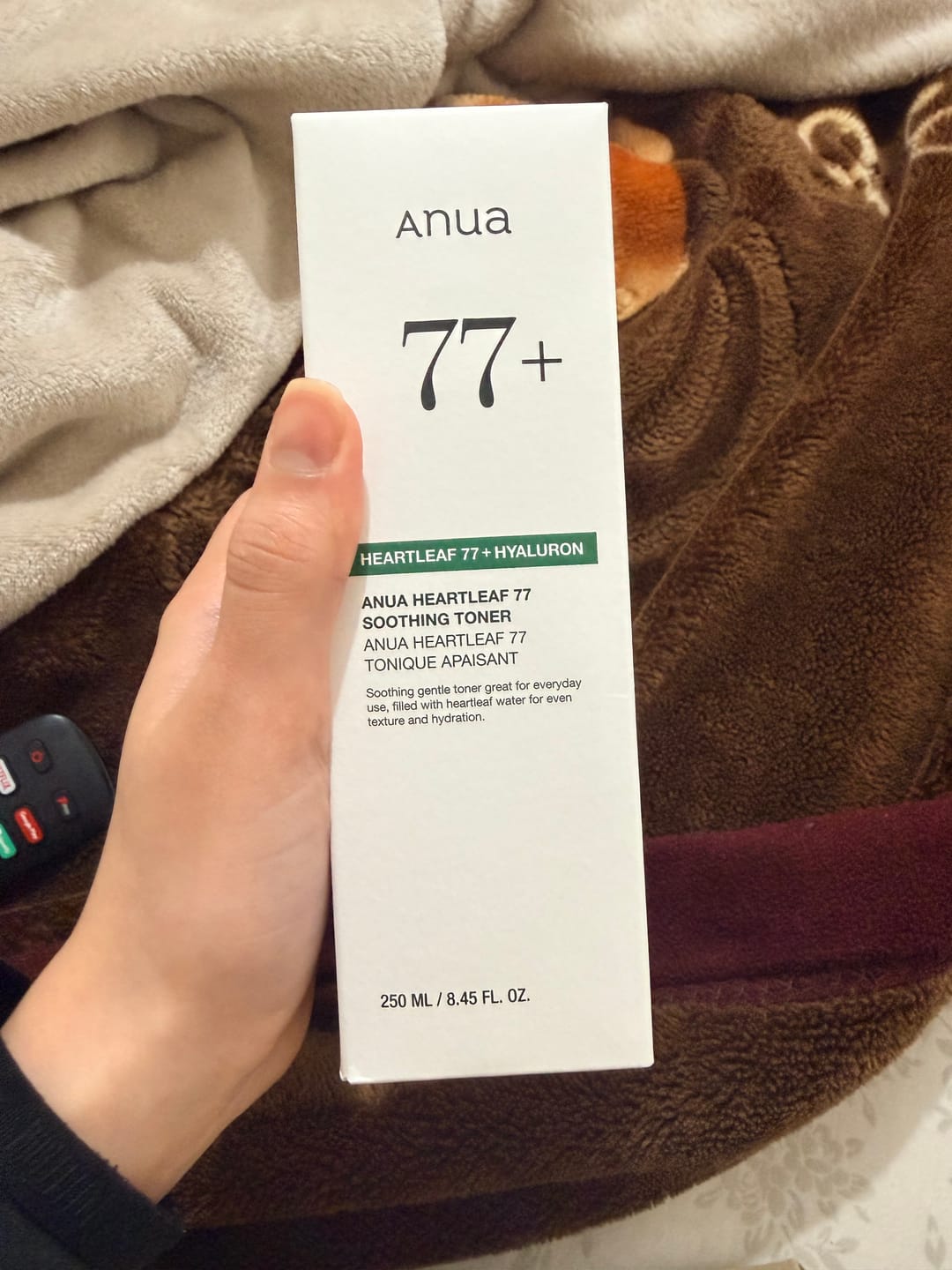 Customer photo review of [Anua] Heartleaf 77% Soothing Toner 250ml