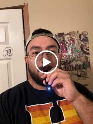 Customer video review of 1 Gram THCA Full Spectrum Vape Pen | Skywalker OG - Indica