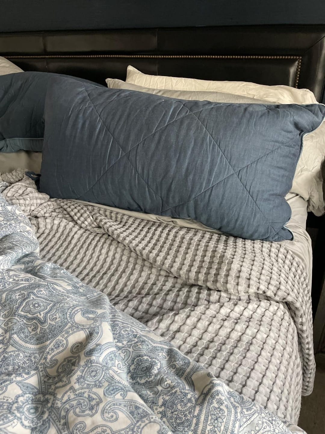 Customer photo review of Breeze Waffle Blanket