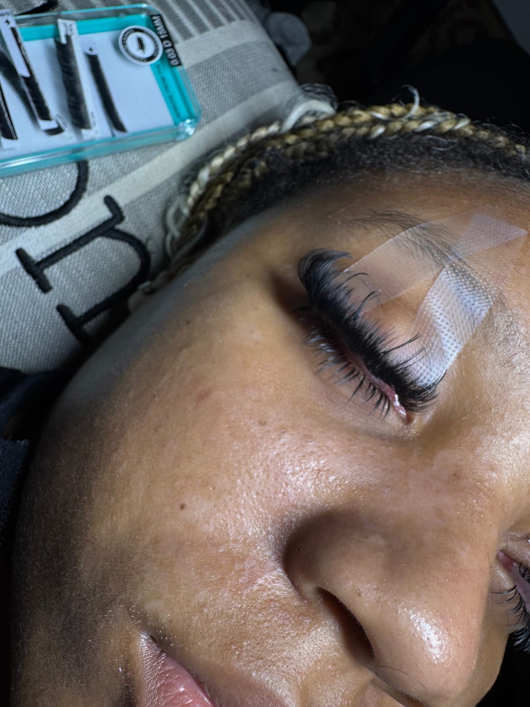 Customer photo review of Premium Eyelash Extensions 0.05mm