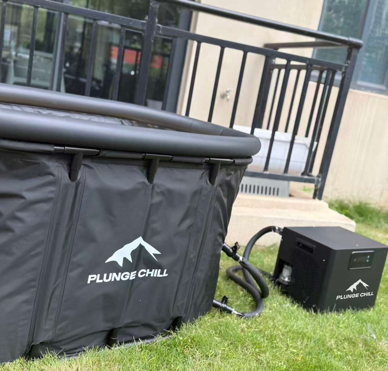 Customer photo review of Cold Plunge Chiller + Tub (MAX)