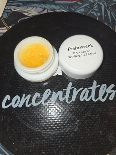 Customer photo review of Trainwreck | THCA Badder