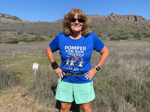 Customer photo review of Pompeii Fun Run T-Shirt