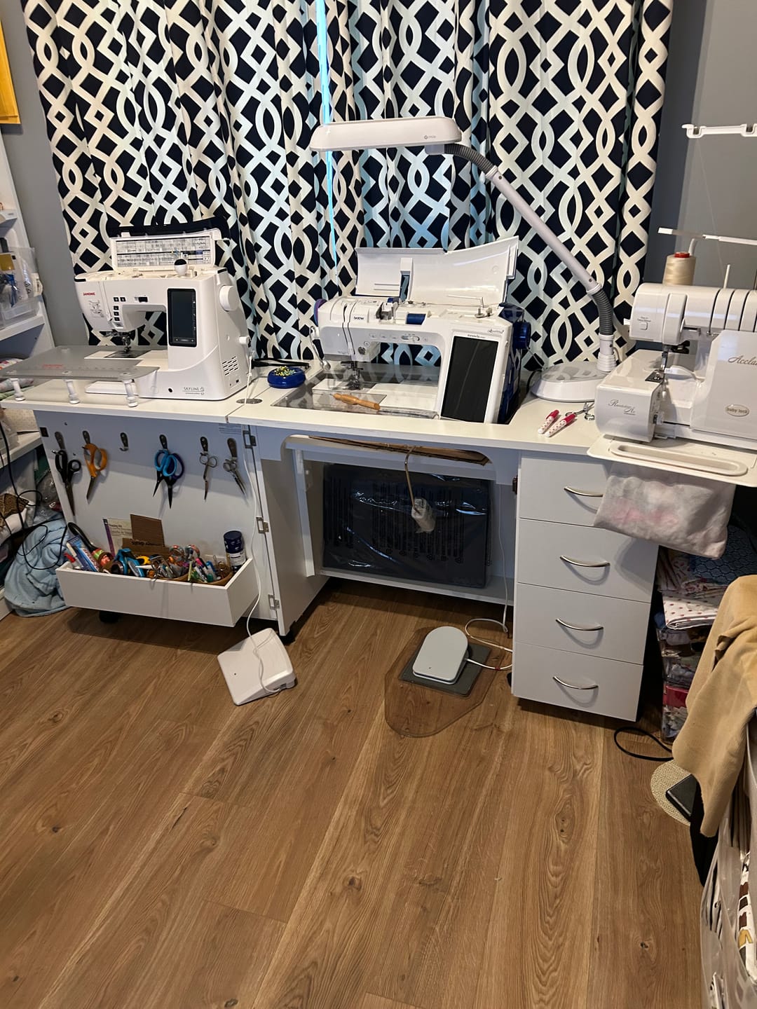 Customer photo review of Harriet Sewing Cabinet (2 Colors Available)