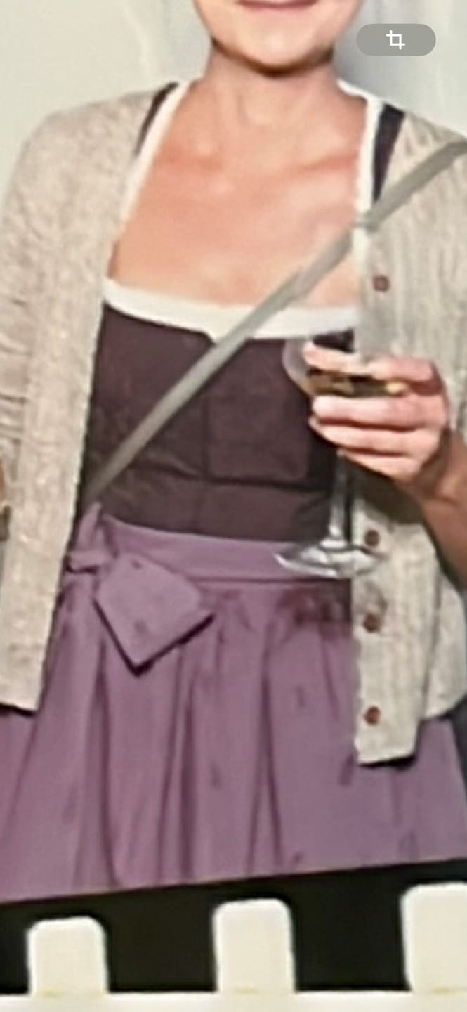 Customer photo review of Lila Dirndl mit Gerader Ausschnitt Gemustertes
