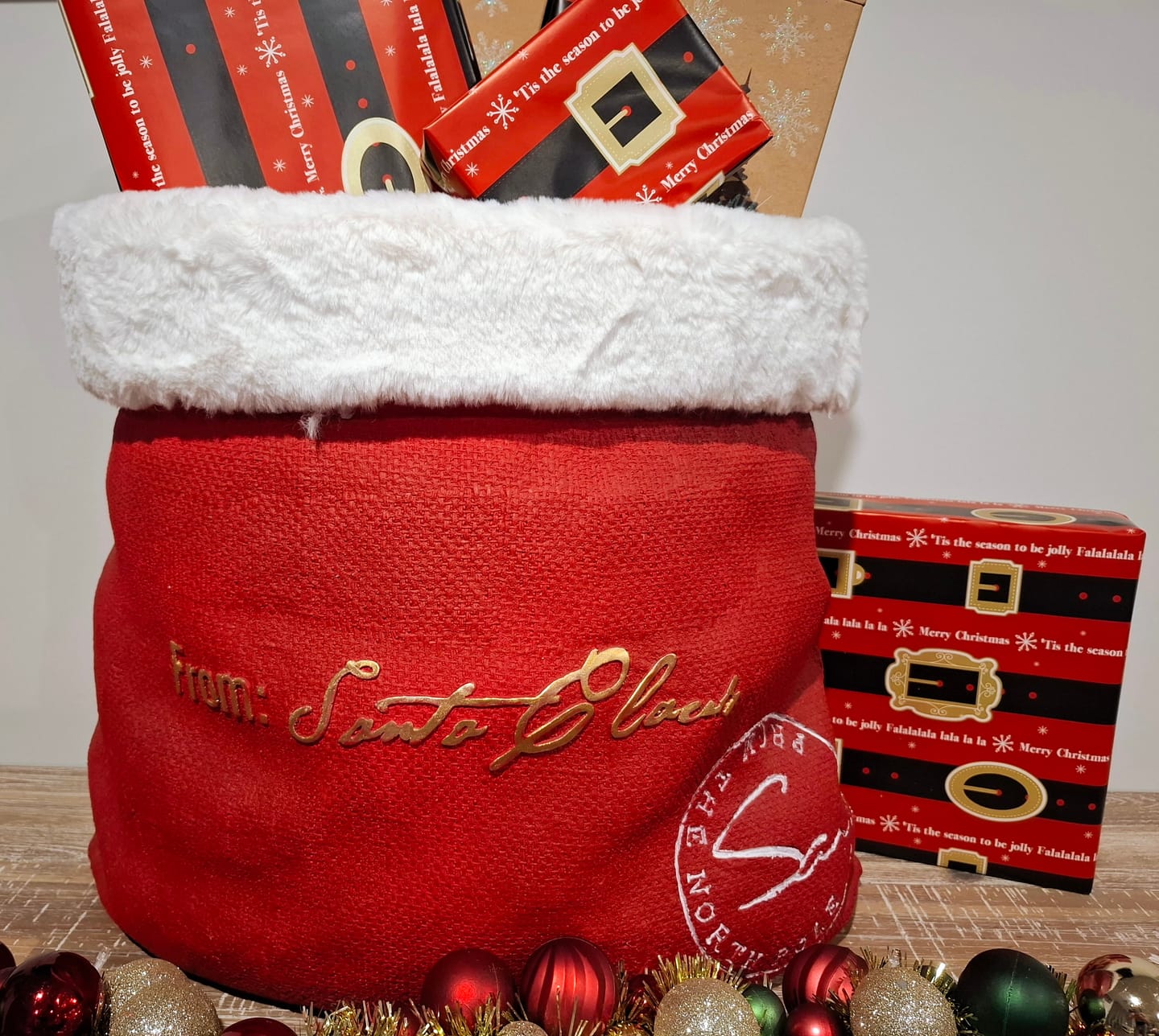 Customer photo review of Santa Claus Sack Pot