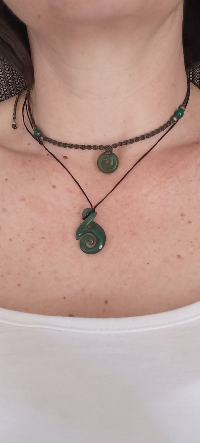 Customer photo review of Pikorua Pikopiko Small Pendant