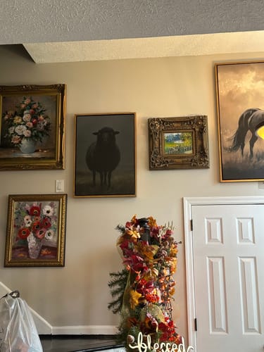 Customer photo review of Black Sheep Print