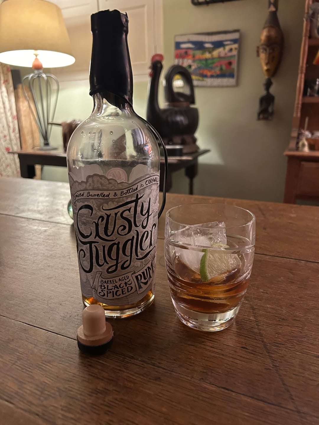 Customer photo review of Crusty Juggler Barrel Aged Black Spiced Rum