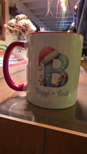 Customer photo review of Tasse Personalisiert - Weihnachtstasse 2