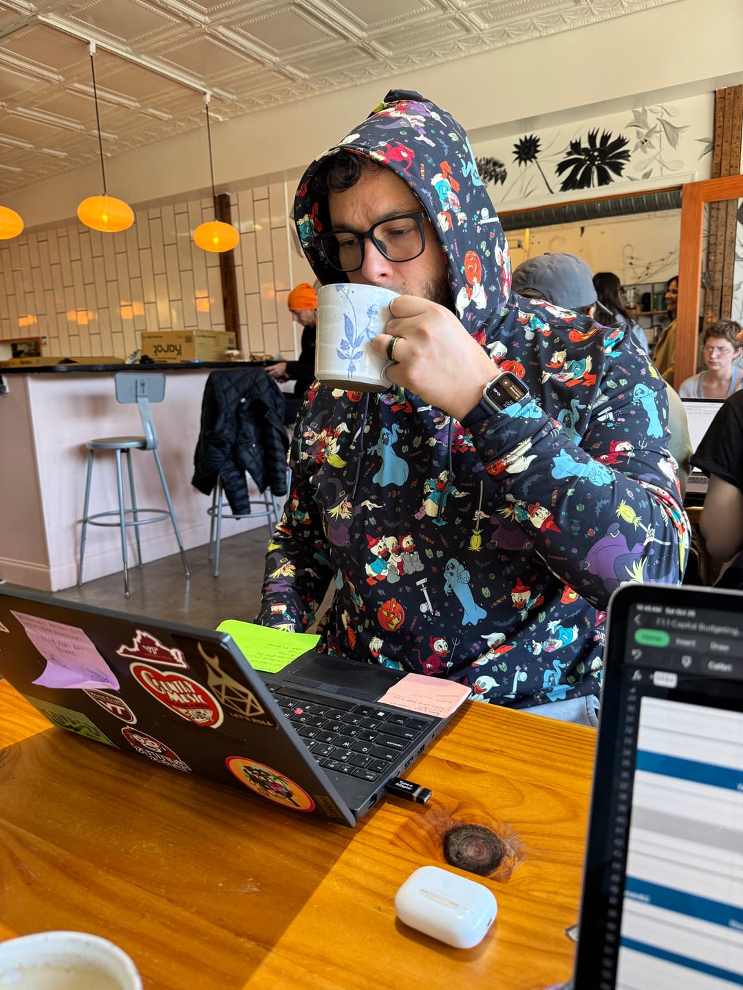 Customer photo review of Disney "Tricks, Treats, and Trouble" – Performance Hoodie