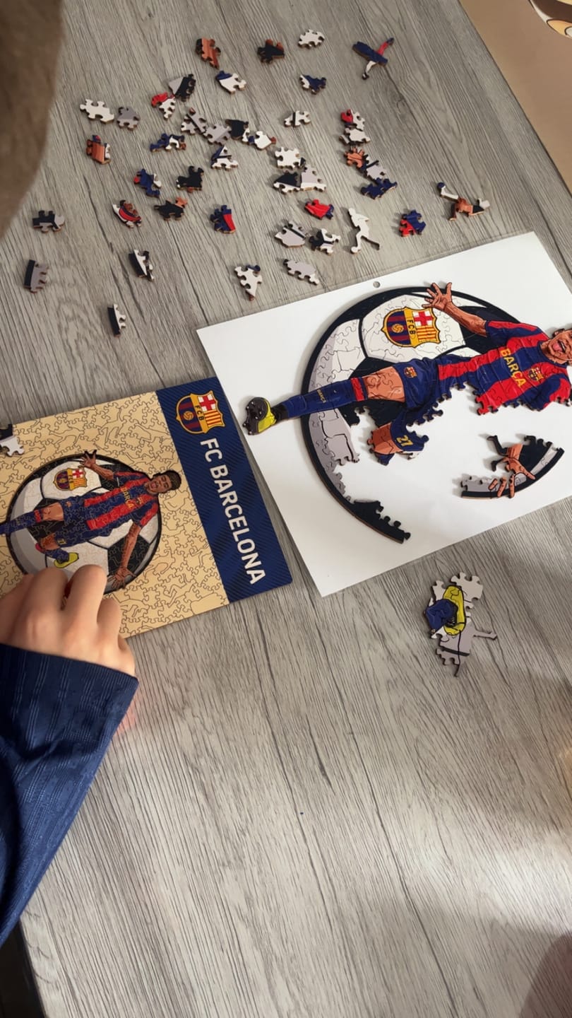 Customer photo review of Lamine Yamal - Puzzle en Bois