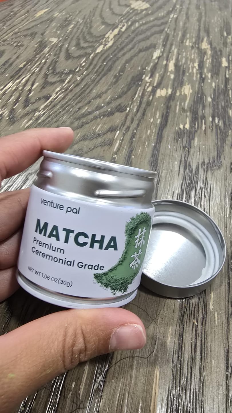 Customer photo review of Ceremonial Grade Matcha Powder - 30g/1.06oz