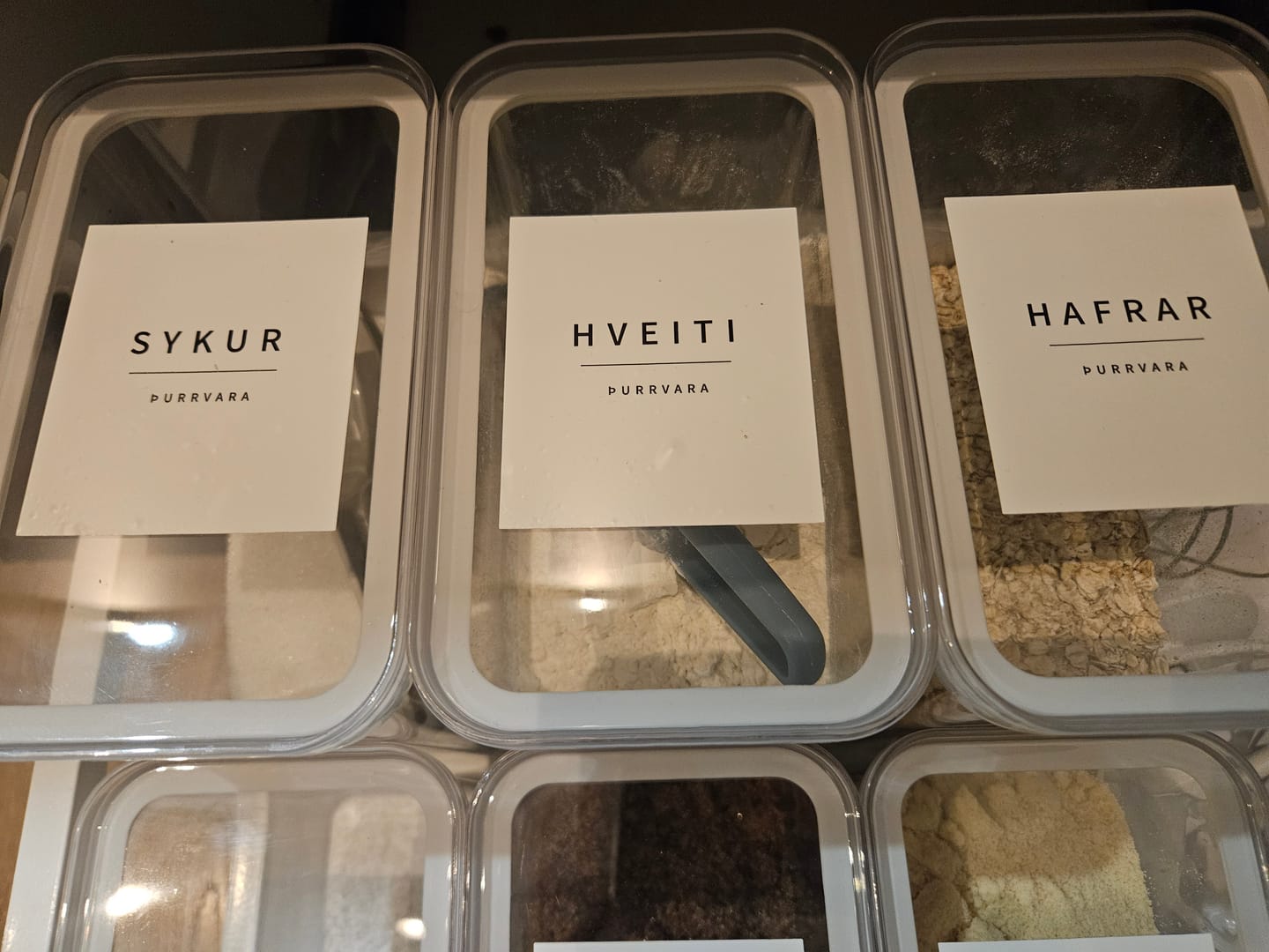 Customer photo review of Þurrvörubox |  Þrjár stærðir