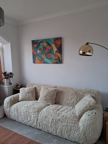 Customer photo review of SPIRALS CANVAS