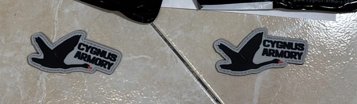 Customer photo review of Cygnus Armory - PVC velcro patch