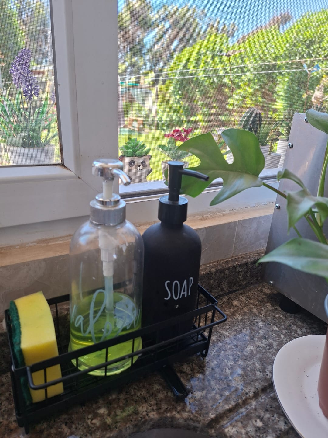 Customer photo review of Escurridor De Platos Inoxidable De 2 Niveles Organizador De Cocina