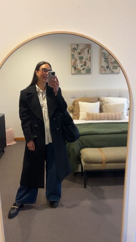 Customer photo review of Framed Arch Full Length Mirror