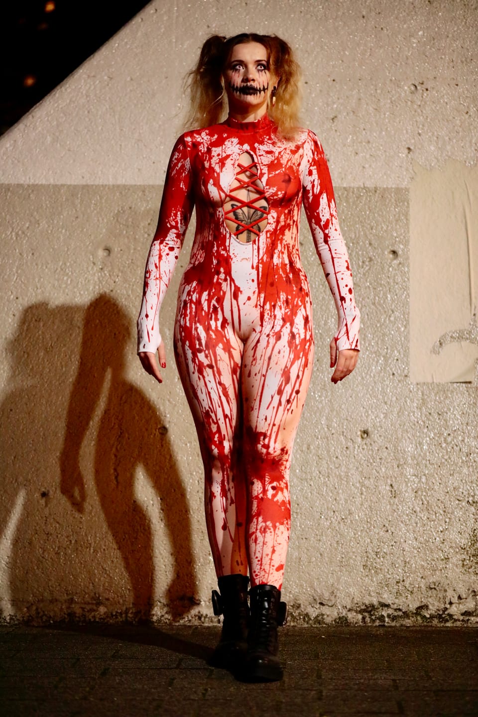 Customer photo review of Miss Murder Open Front Costume