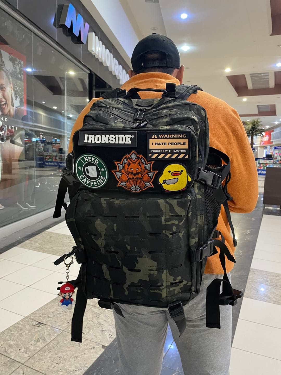Customer photo review of Mochila IRONSIDE