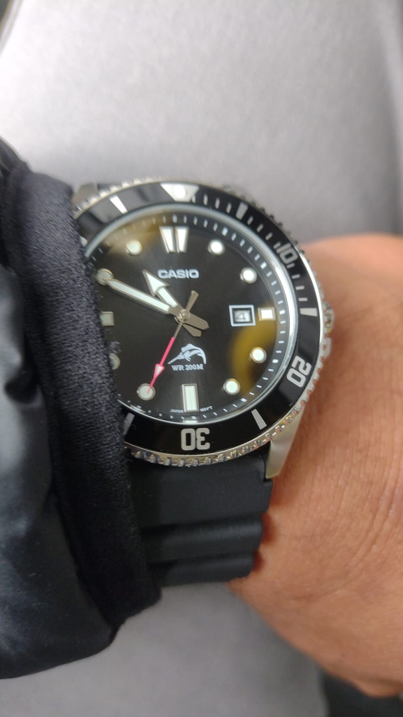 Customer photo review of Reloj Casio Submariner Marlin Duro MDV106-1AV Negro Buceo