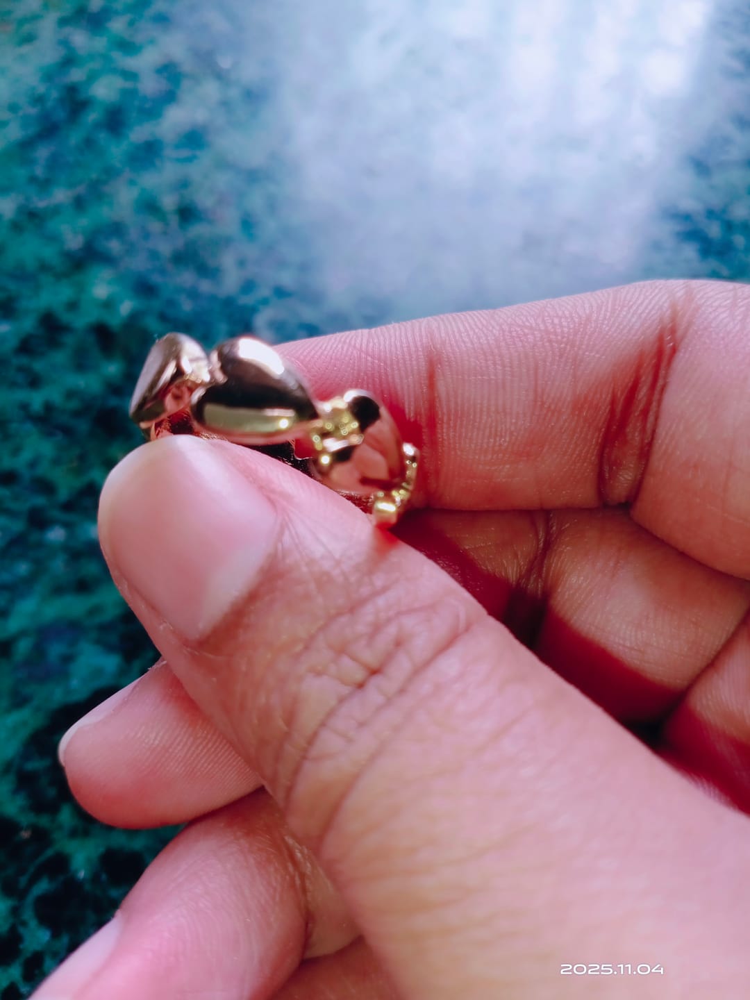 Customer photo review of Passion Heart Ring