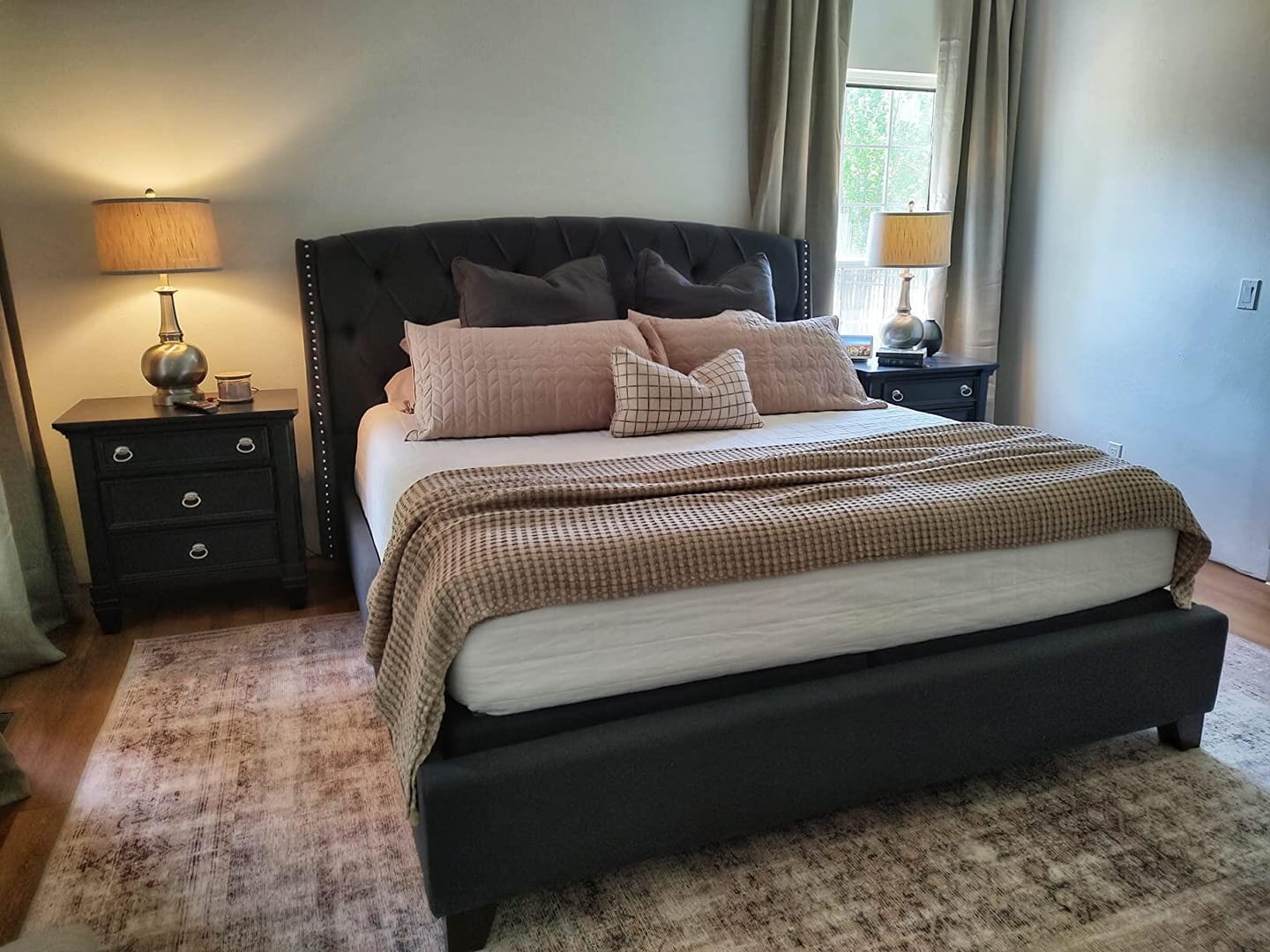 Customer photo review of Breeze Waffle Blanket