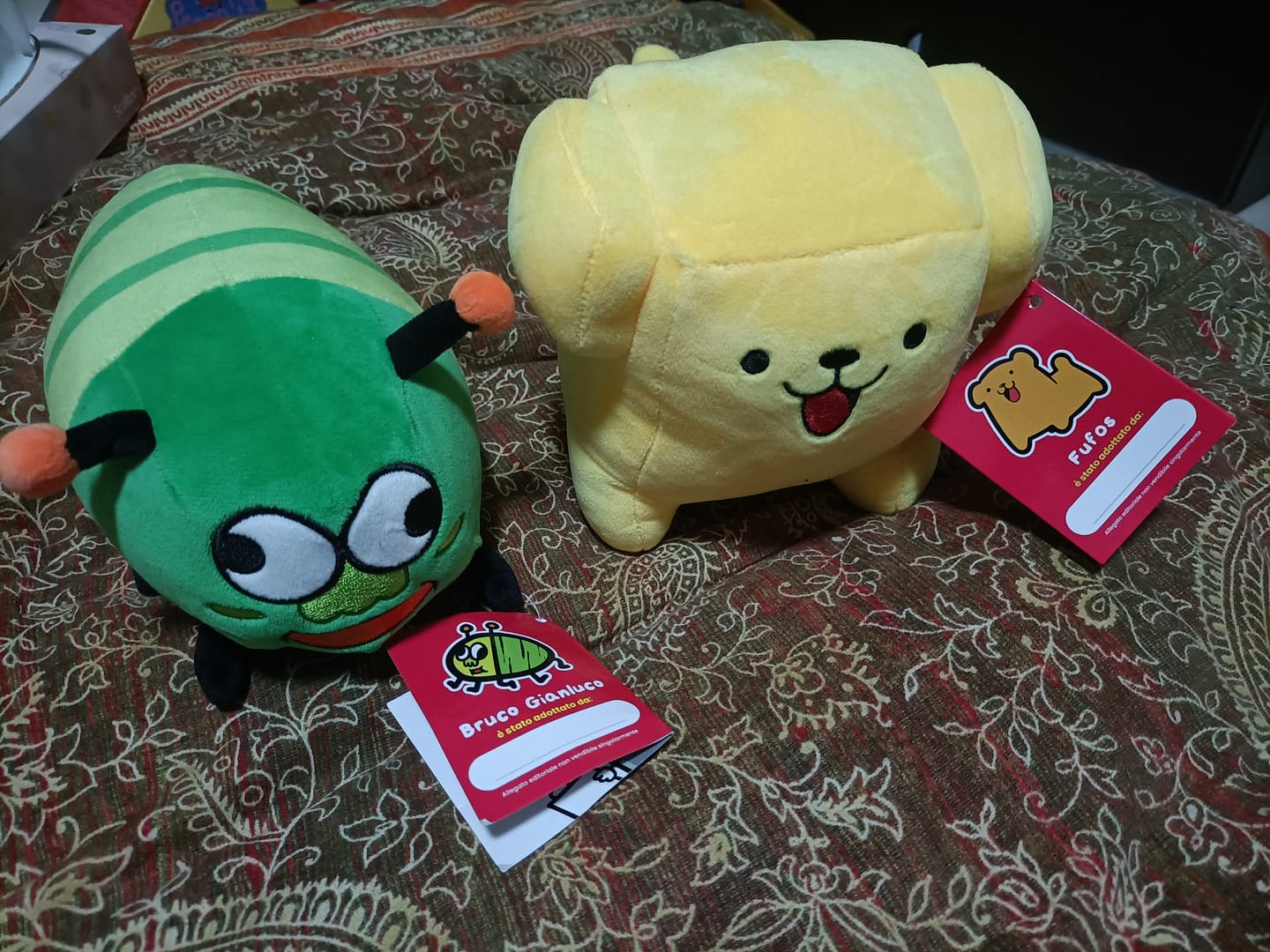 Customer photo review of Peluche Fufos + Albo Fumetti e Risate!