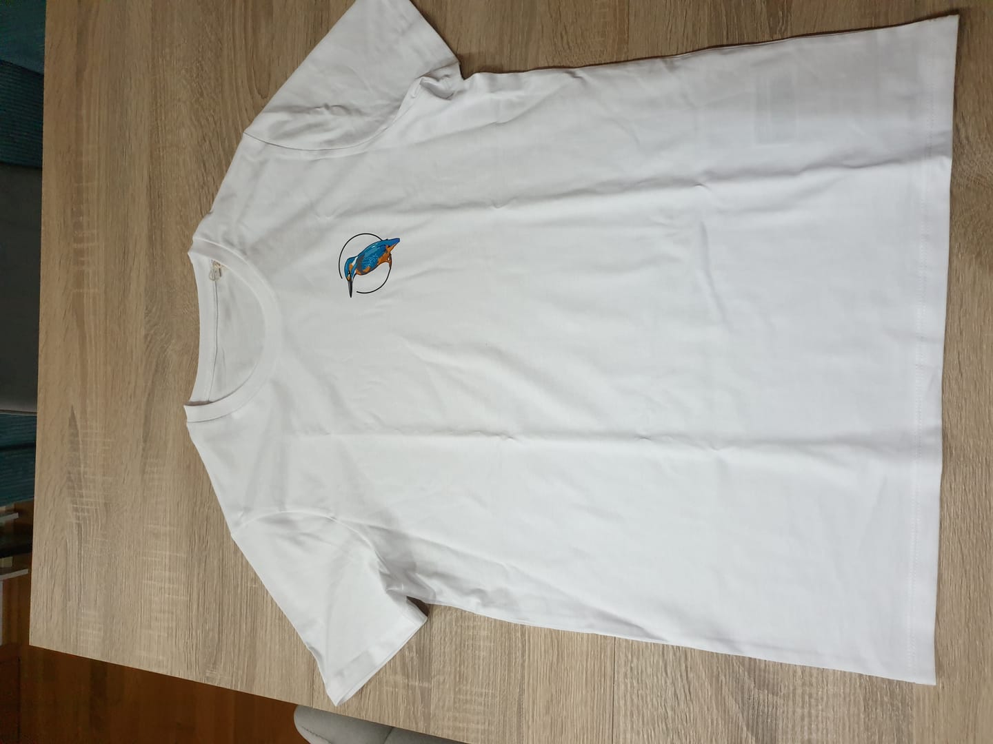 Customer photo review of Eisvogel ganz Bio Männer T-Shirt