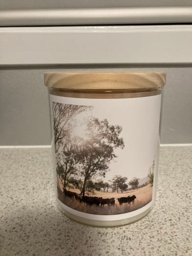 Customer photo review of Grazing Friends Soul Candle
