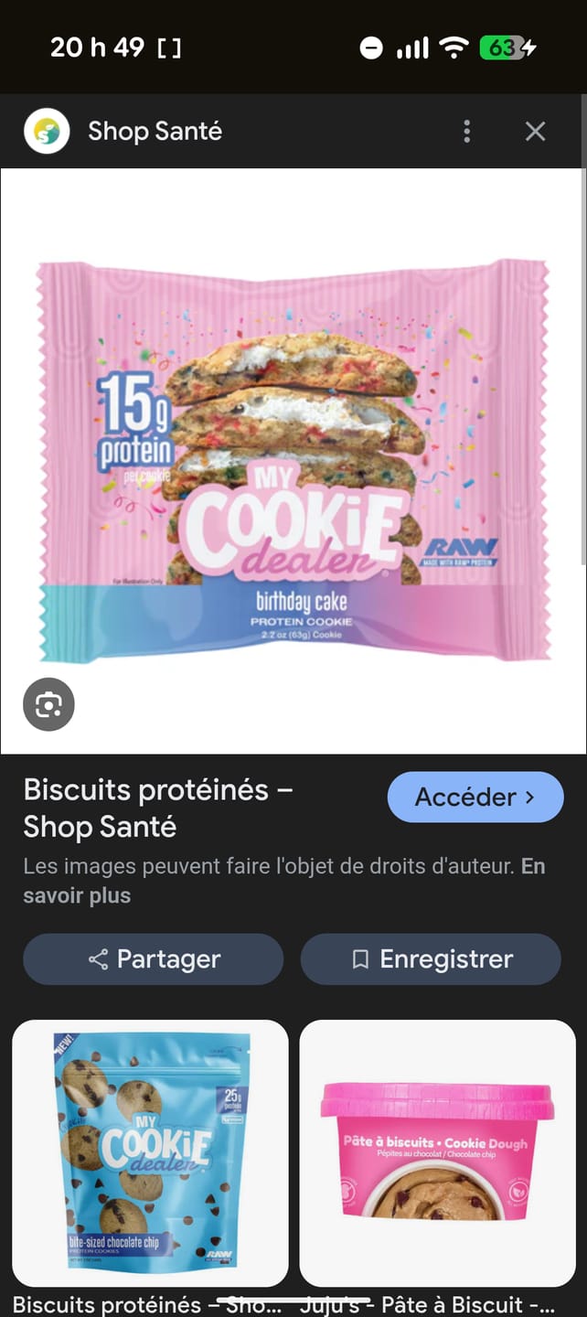 Customer photo review of Quest - Protein Cookies - 58g