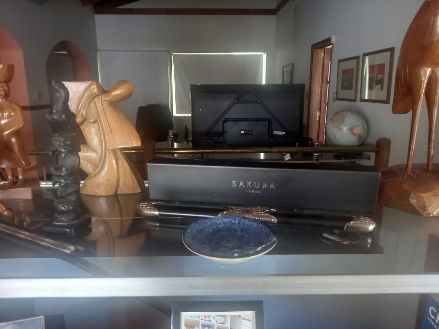 Customer photo review of Cuchillo Chef Sakura Pro Stainless Steel Brown Ébano 33 Cms
