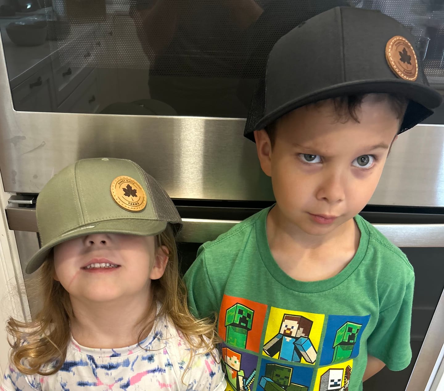 Customer photo review of Richardson 112XL Custom Leather Patch Hat