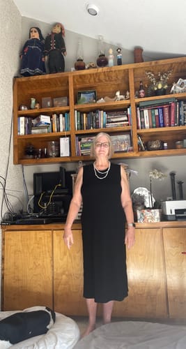 Customer photo review of Iris Ribbed Dress - Black