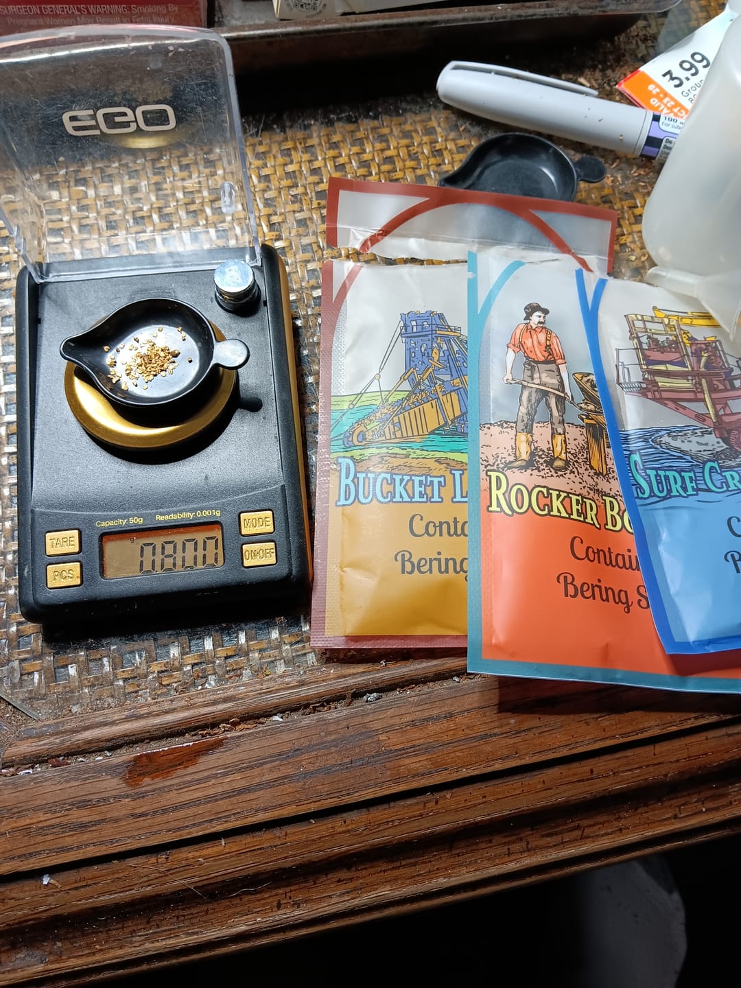 Customer photo review of Bering Sea Paydirt | Dream Mat Caught Gold | Gold Prospecting