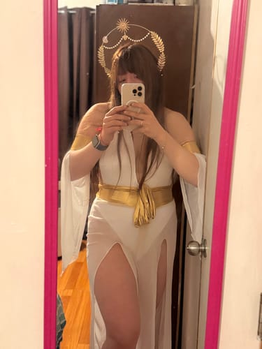 Customer photo review of DISFRAZ DIOSA GRIEGA