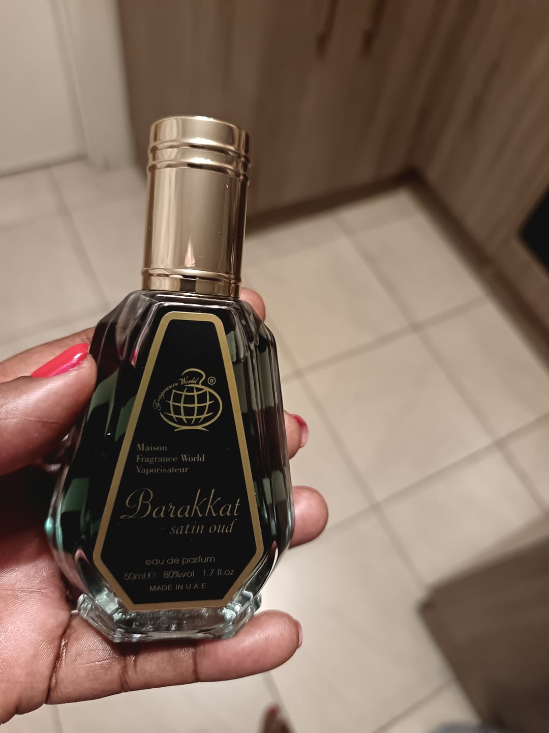 Customer photo review of Barakkat satin Oud 50ml