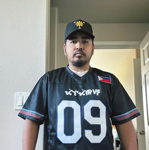 Customer photo review of Philippines Heritage Custom Football Jersey