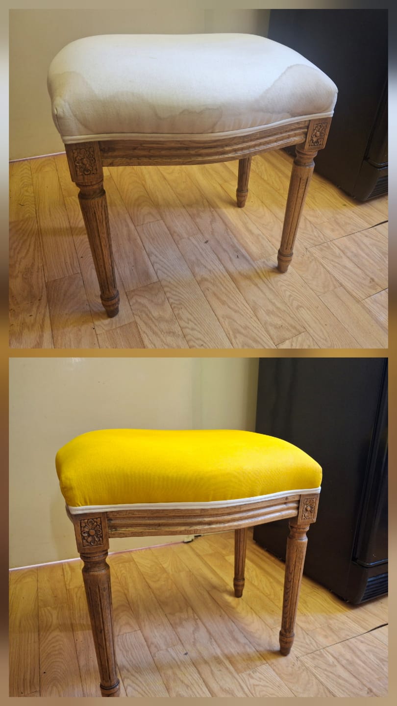 Customer photo review of Fabric Paint -- Mustard Yellow