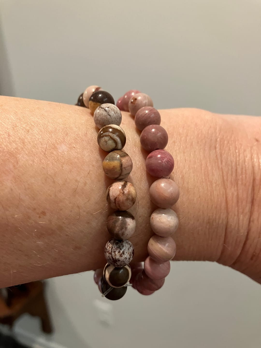 Customer photo review of Rhodonite Bracelet