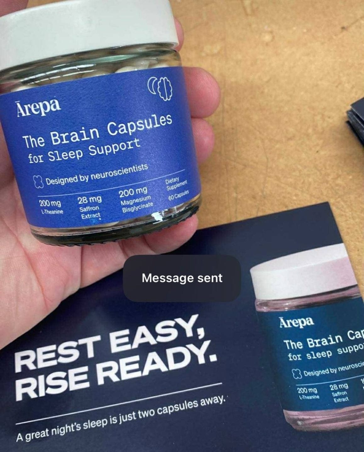Customer photo review of The Brain Capsules for Sleep Support