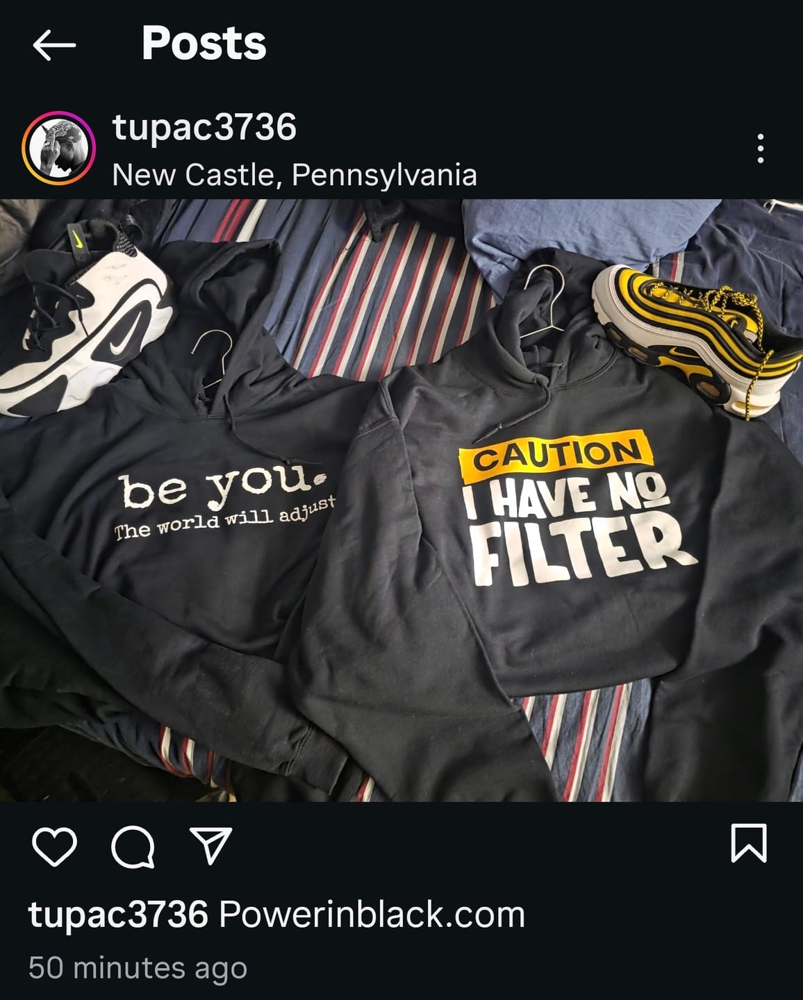 Customer photo review of Be You Hoodie