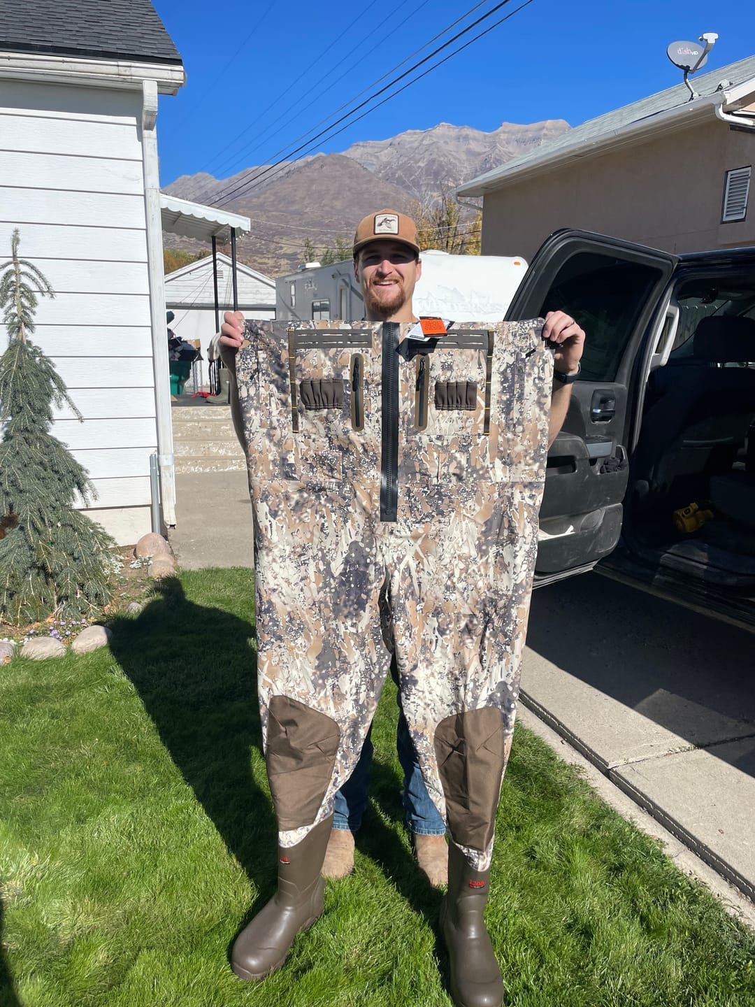Customer photo review of Tidewe QuestWade Elite Waterfowl Duck Waders for Men - Zip Breathable Waders with Boots
