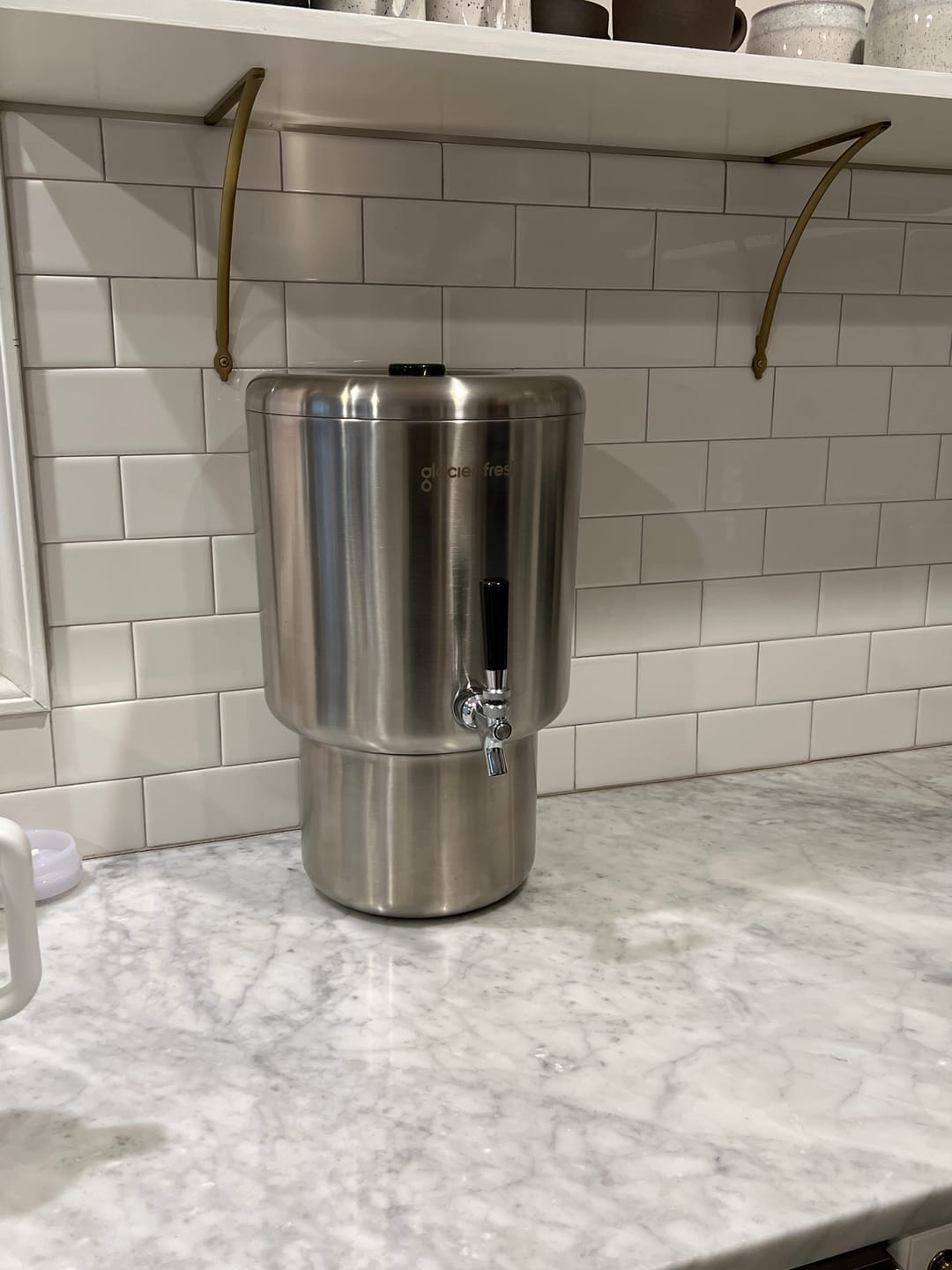 Customer photo review of Glacier Fresh 3G Countertop Water Filter System, Gravity Water Filter System