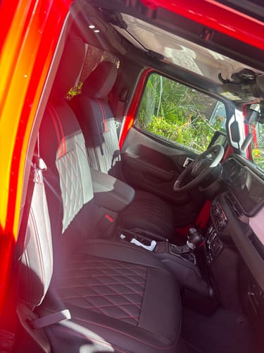 Customer photo review of Premium Custom-Fit Seat Covers