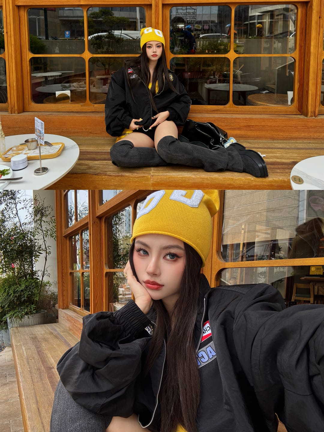 Customer photo review of WARDEN EDGE Racing Patch Zip Jacket with Elastic Cuffs & Retro Embroidery