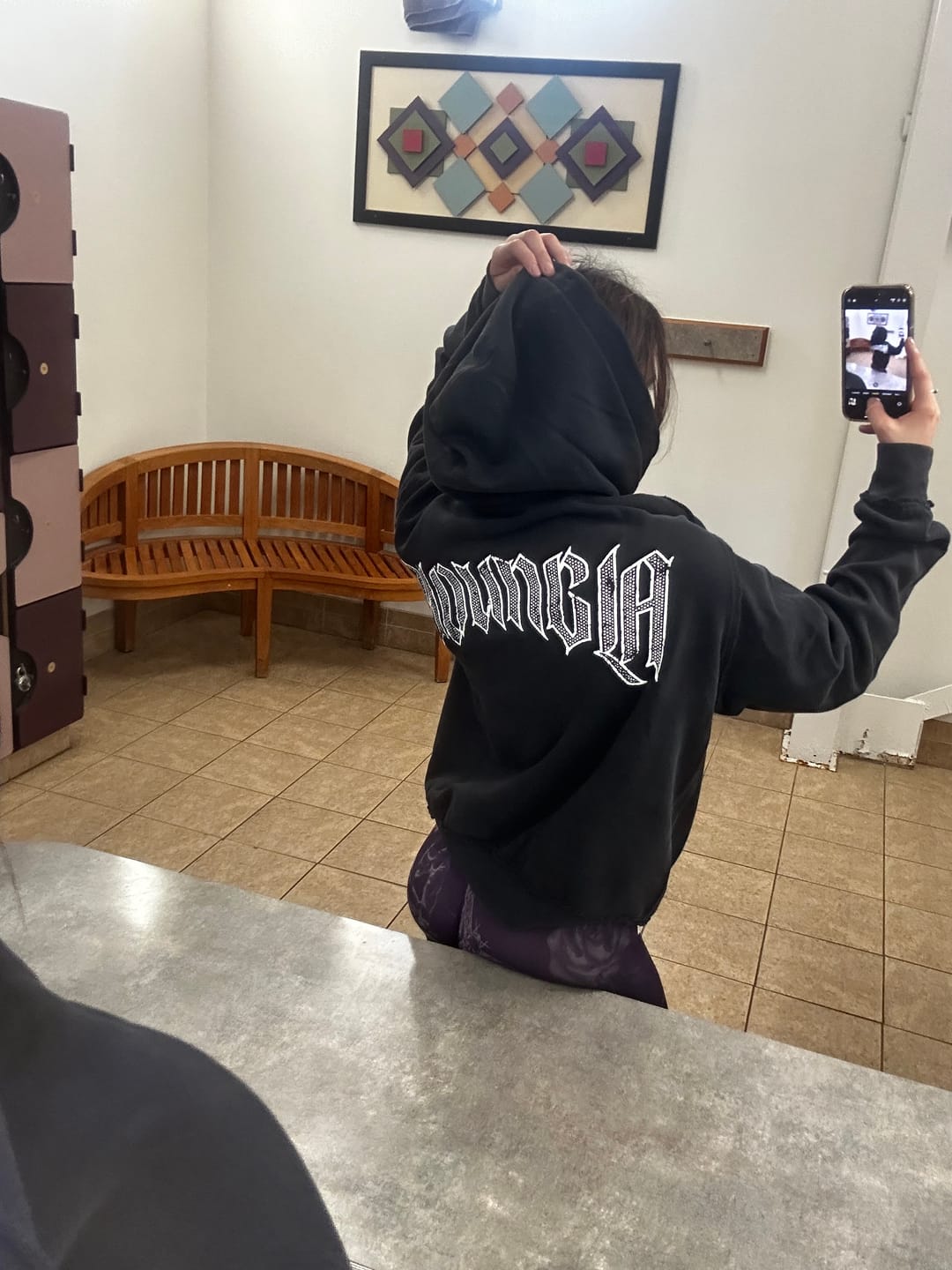 Customer photo review of W549 Rebel Hoodie