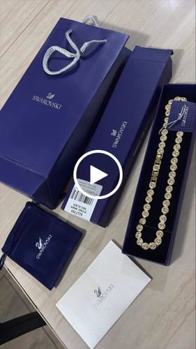 Customer video review of COLLAR CRISTAL SWAROVSKI ANGELIC ORO + KIT DE REGALO